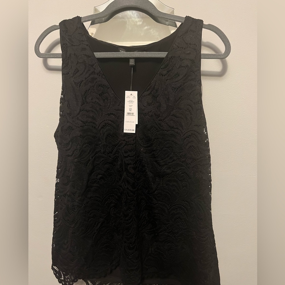 White House Black Market Lace Top